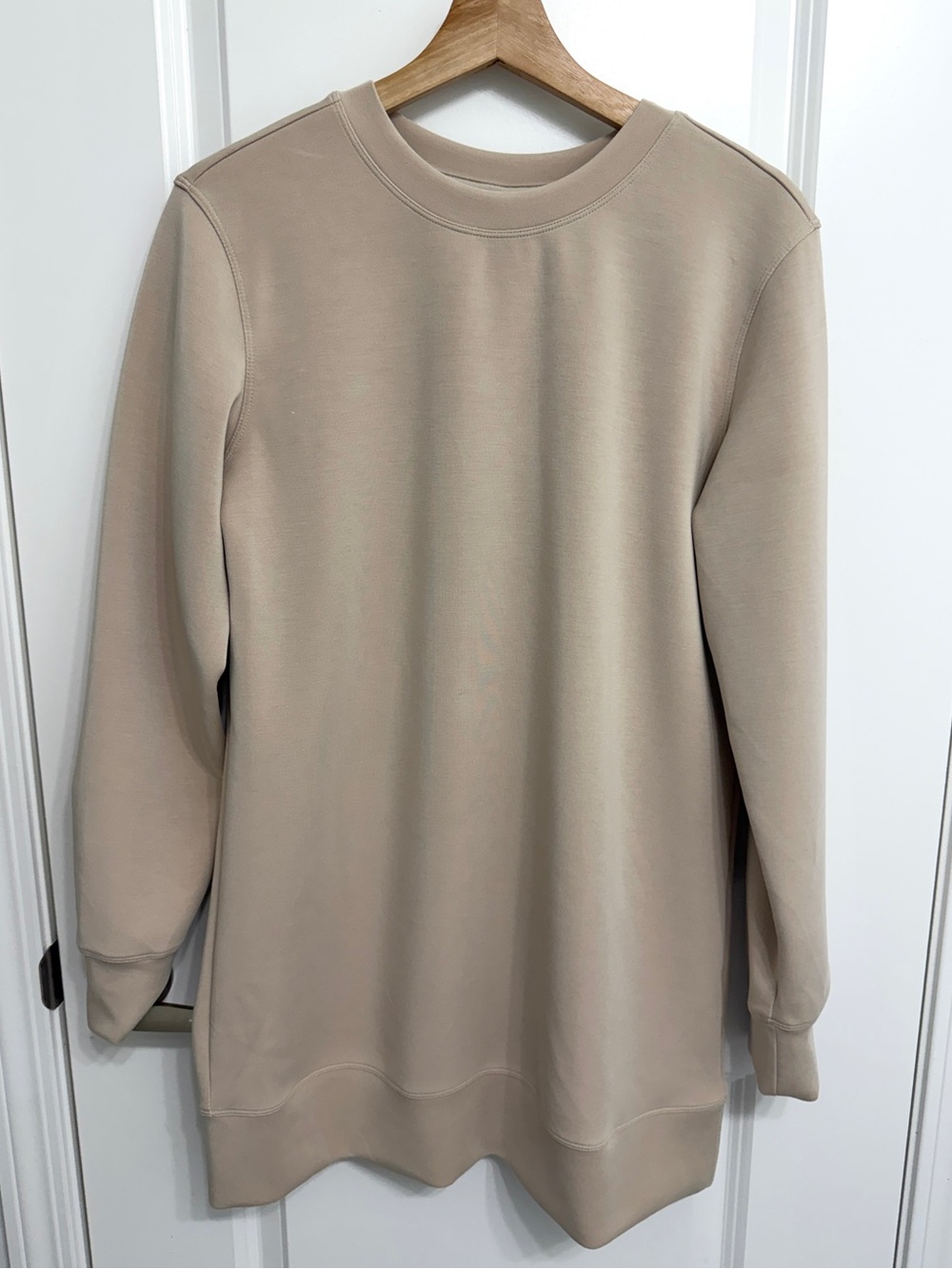 Joe Fresh Active Beige/Taupe Longline Sweatshirt Tunic – Size M Women’s